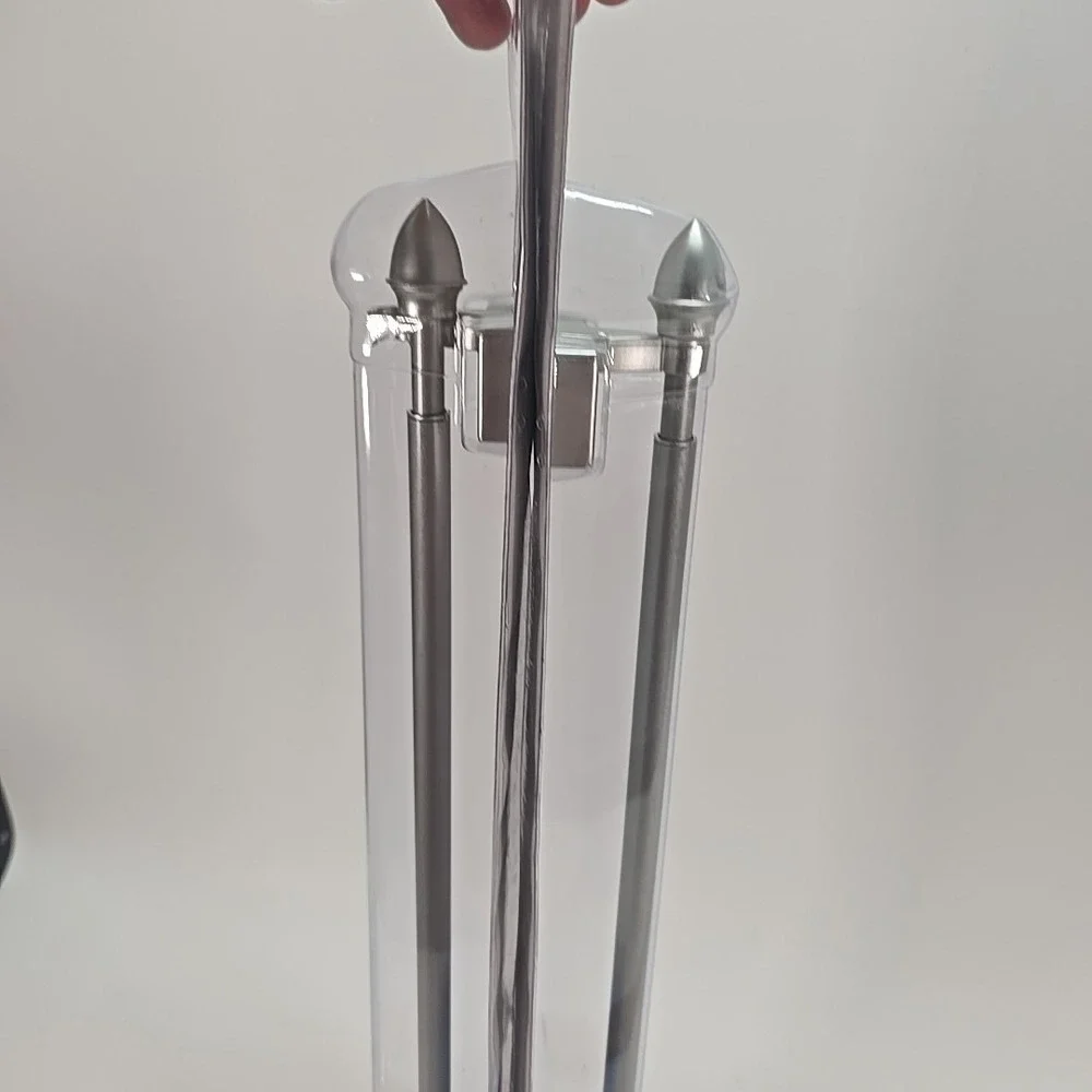 2 Magnetic Curtain Rods Adjustable 16
